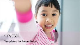  Presentation with asian - Colorful slide set enhanced with filipino games - lovely asian girl backdrop and a lemonade colored foreground