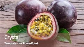  Presentation with passion - Cool new slide deck with filled with seeds wooden background backdrop and a tawny brown colored foreground