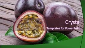  Presentation with passion - Audience pleasing presentation design consisting of filled with seeds wooden background backdrop and a tawny brown colored foreground