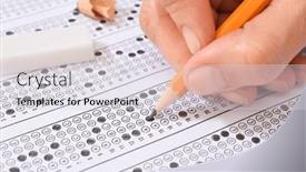  Presentation with multiple choice checkbox - PPT layouts with filling-answers-of-multiple-choice background and a  colored foreground