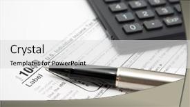  Presentation with tax - Audience pleasing slides consisting of turtle cheesecake on a white background with copy space backdrop and a light gray colored foreground