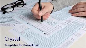  Presentation with next year - Cool new theme with filling in the 1040 backdrop and a sky blue colored foreground