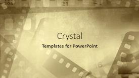 Presentation with film negative - Slides enhanced with film-negative-frames-on-brown background and a blonde colored foreground