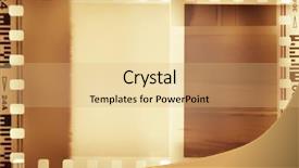  Presentation with film negative - Cool new presentation with film negative frames on brown backdrop and a yellow colored foreground