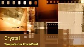  Presentation with film negative - PPT layouts featuring film-negative-frames-overlap-background background and a tawny brown colored foreground