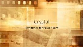  Presentation with film negative - PPT layouts having film-negative-frames-overlapping-background background and a blonde colored foreground