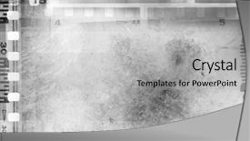  Presentation with film negative - Slide deck featuring film negatives frame copy space background and a light gray colored foreground