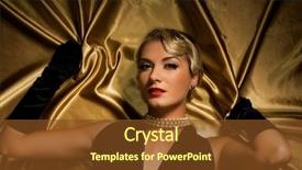  Presentation with retro - Amazing presentation having film noir - lovely woman retro portrait backdrop and a  colored foreground