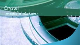  Presentation with film reels - PPT layouts with film-reels-cinema-concept background and a ocean colored foreground