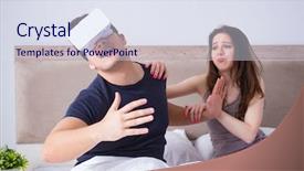  Presentation with sex - PPT theme with film sex - wife and husband with virtual background and a  colored foreground