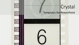  Presentation with film strip - Cool new presentation theme with film strip countdown section backdrop and a light gray colored foreground