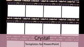  Presentation with element - Theme with film strip pictures - 35mm contact sheet add your background and a coral colored foreground