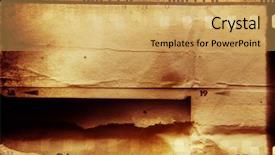  Presentation with film strips - Presentation theme consisting of film strips and grunge paper background and a yellow colored foreground