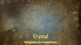  Presentation with film strips - PPT theme featuring film strips negative frames background background and a tawny brown colored foreground