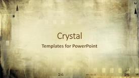  Presentation with film negative - Amazing PPT layouts having filmstrip - film negative frames on grunge backdrop and a soft green colored foreground