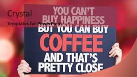  Presentation with happiness - Presentation design with filosofia - you cant buy happiness background and a red colored foreground