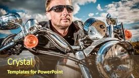  Presentation with leather - Presentation design featuring filter applied in post-production background and a  colored foreground