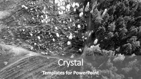  Presentation with infrared - Slides enhanced with filter drone aerial view ecology background and a gray colored foreground