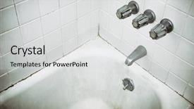  Presentation with mold - Beautiful presentation theme featuring filtered image of a dirty backdrop and a light gray colored foreground