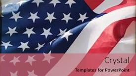  Presentation with veterans day - Presentation theme enhanced with 4th of july independence day background and a coral colored foreground