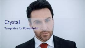  Presentation with conference - PPT layouts with final project - triumphant business team standing background and a sky blue colored foreground