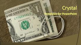  Presentation with final - Amazing slide set having final return - last money backdrop and a tawny brown colored foreground