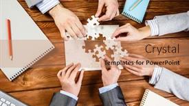  Presentation with solution - PPT layouts enhanced with finally-finding-solution background and a  colored foreground