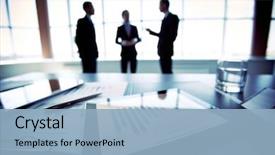  Presentation with displaying - Beautiful PPT theme featuring finance - close-shot of a tablet computer backdrop and a light blue colored foreground