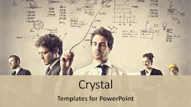  Presentation with work - Slides having finance - group of business people background and a soft green colored foreground