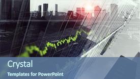  Presentation with modern - Audience pleasing theme consisting of finance - modern business background mixed media backdrop and a ocean colored foreground