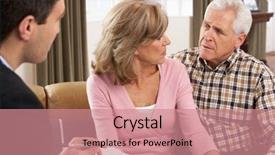  Presentation with advisor to senior clients - PPT theme featuring happy little girl with dreadlocks lays on her back girl six years background and a coral colored foreground