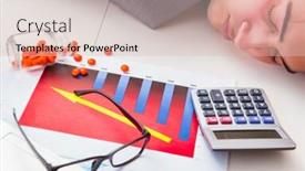  Presentation with finance teens - PPT layouts featuring finance-analyst-feeling-sick-due background and a lemonade colored foreground