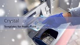  Presentation with hand hygiene - Beautiful PPT layouts featuring finance-bank-and-hygiene-concept backdrop and a seafoam green colored foreground