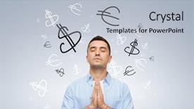  Presentation with faith - Presentation featuring finance business faith and people background and a light blue colored foreground