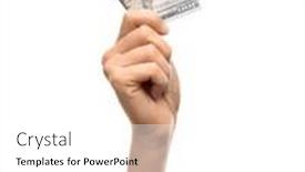  Presentation with finance - PPT theme having finance-currency-and-people-concept background and a white colored foreground