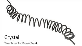  Presentation with black - Presentation theme consisting of finance curve - twisted black wire background and a white colored foreground