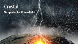  Presentation with overcoming - Amazing PPT layouts having finance difficulties - overcoming crisis break mixed media backdrop and a tawny brown colored foreground