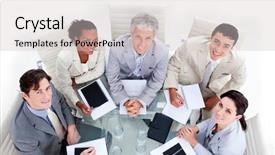  Presentation with definition - Presentation having finance high definition - successful business team having background and a lemonade colored foreground