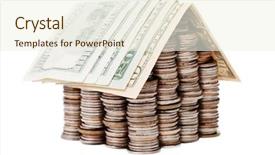  Presentation with real estate investment - Theme consisting of god - dead 1070 bc thebes  background and a gray colored foreground