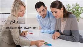  Presentation with professional - PPT layouts having finance investment or insurance background and a coral colored foreground