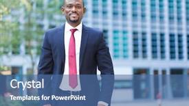  Presentation with twinkling stars art black - Beautiful slide set featuring finance manager - confident black businessman outdoor backdrop and a ocean colored foreground