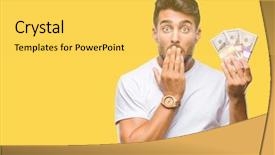  Presentation with multiracial team of young doctors stacking hands - Amazing theme having finance mystery - young handsome man holding stack backdrop and a yellow colored foreground