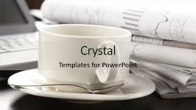  Presentation with news paper - Audience pleasing presentation theme consisting of people equa - little girl with her pregnant backdrop and a white colored foreground