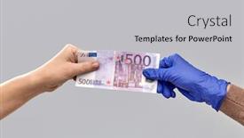  Presentation with payment - Cool new presentation with finance-payment-and-pandemic-concept backdrop and a light gray colored foreground