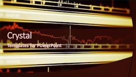  Presentation with in financial action - Cool new PPT theme with financial graphs on the computer backdrop and a wine colored foreground