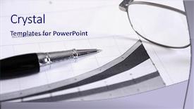  Presentation with risk - Cool new presentation theme with finance risk - business and the financial reports backdrop and a sky blue colored foreground