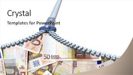  Presentation with trade finance - Slides with finance savings growth wealth shopping background and a  colored foreground