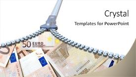  Presentation with trade finance - Theme having finance savings growth wealth shopping background and a  colored foreground