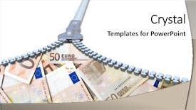  Presentation with trade finance - Slide deck featuring finance savings growth wealth shopping background and a  colored foreground