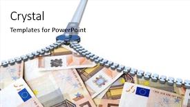  Presentation with trade finance - Beautiful PPT theme featuring finance savings growth wealth shopping backdrop and a  colored foreground